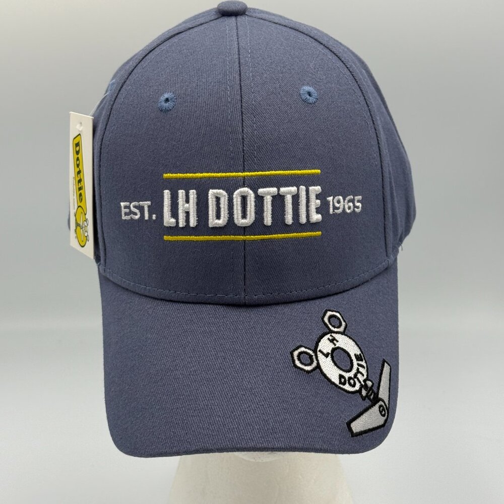 L. H. Dottie Since 1965 Company Trucker Hat Baseball Cap Lid Adjustable BLUE NWT